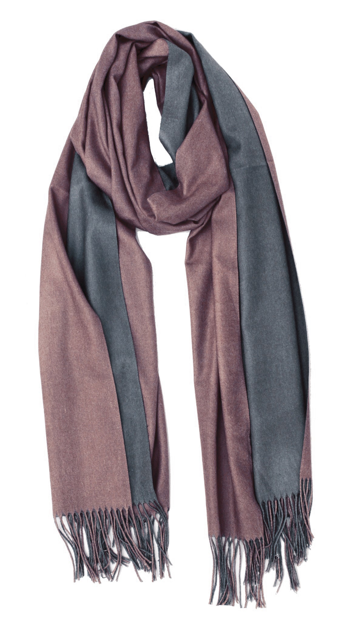 Two Tone Reversible Cashmere Scarf