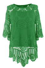 Load image into Gallery viewer, Scoop Hem Crochet Top
