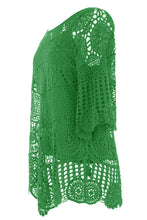 Load image into Gallery viewer, Scoop Hem Crochet Top
