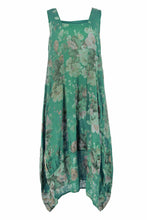 Load image into Gallery viewer, Floral Square Neck Linen Dress

