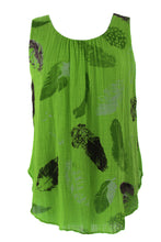 Load image into Gallery viewer, Feather Print Cheesecloth Vest
