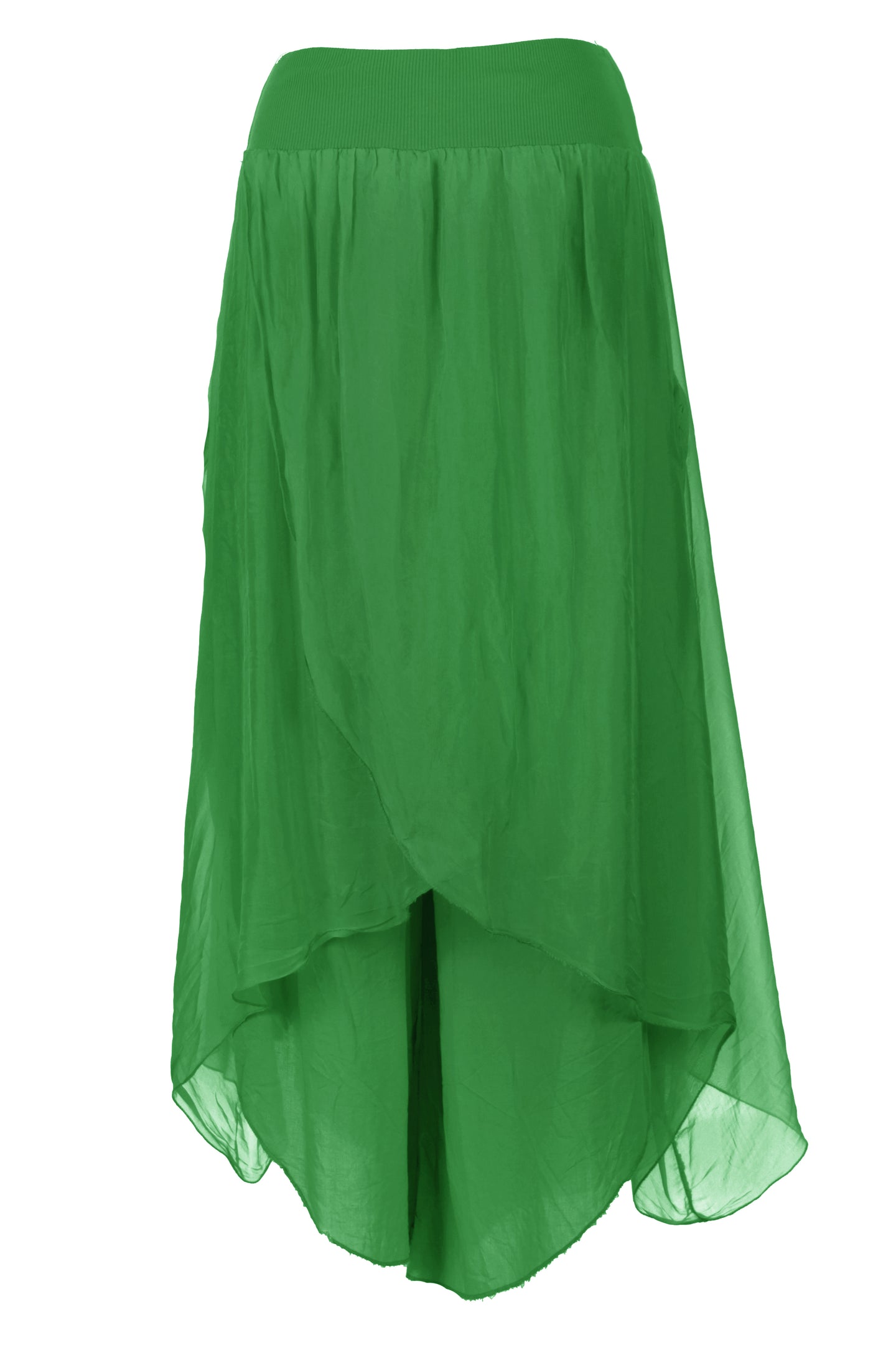Flap Overlay Silk Trouser