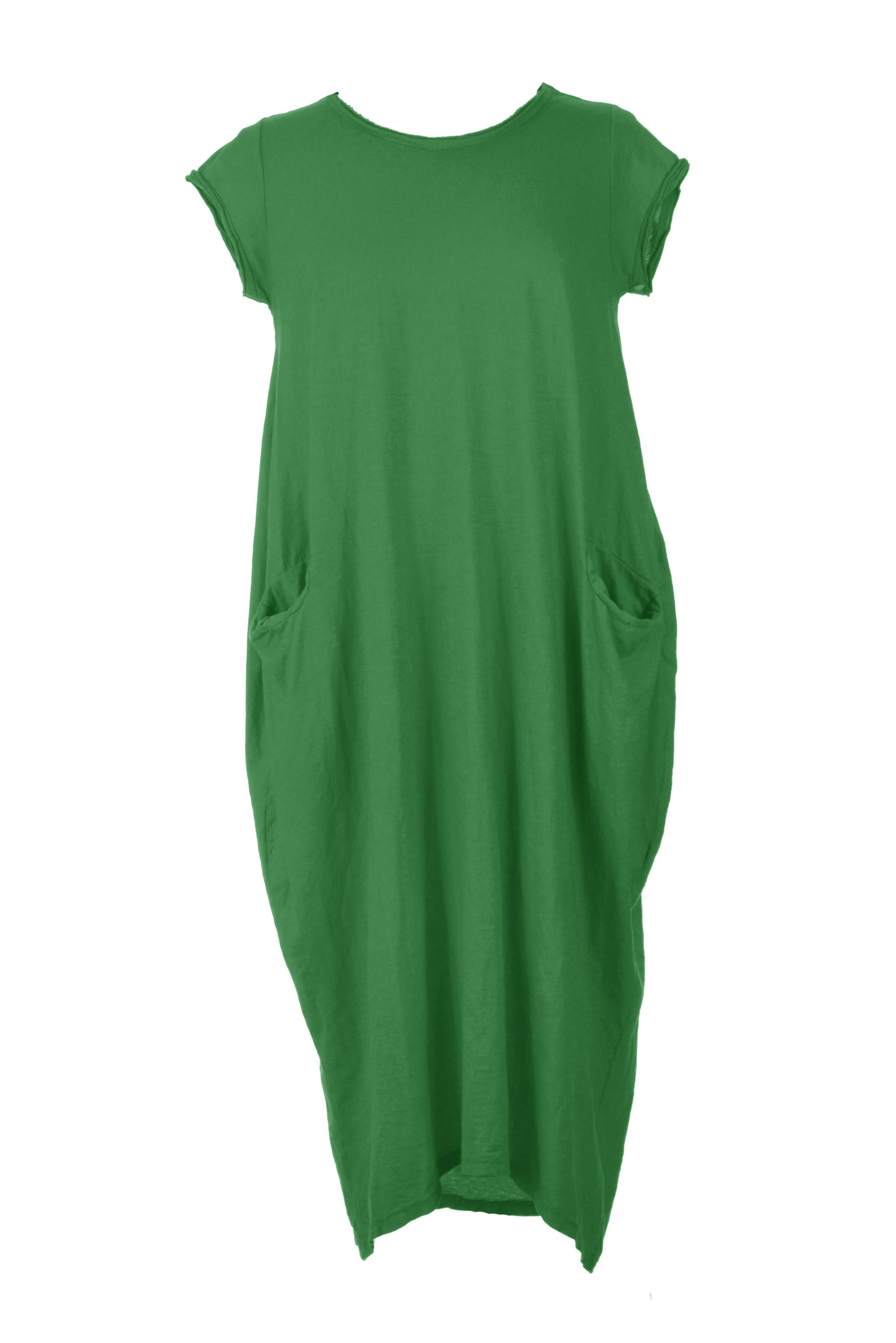 Cap Sleeve 2 Pocket Cotton Midi