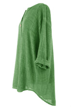 Load image into Gallery viewer, Button Detail Linen Top
