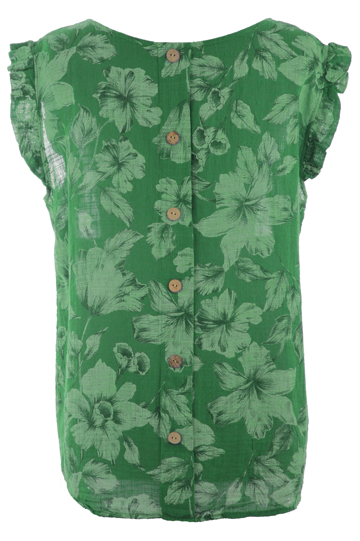 Floral Sleeveless Cotton Top