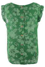 Load image into Gallery viewer, Floral Sleeveless Cotton Top

