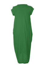 Load image into Gallery viewer, Cap Sleeve 2 Pocket Cotton Midi
