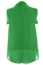 Load image into Gallery viewer, Sleeveless Cowl Neck Silk Top
