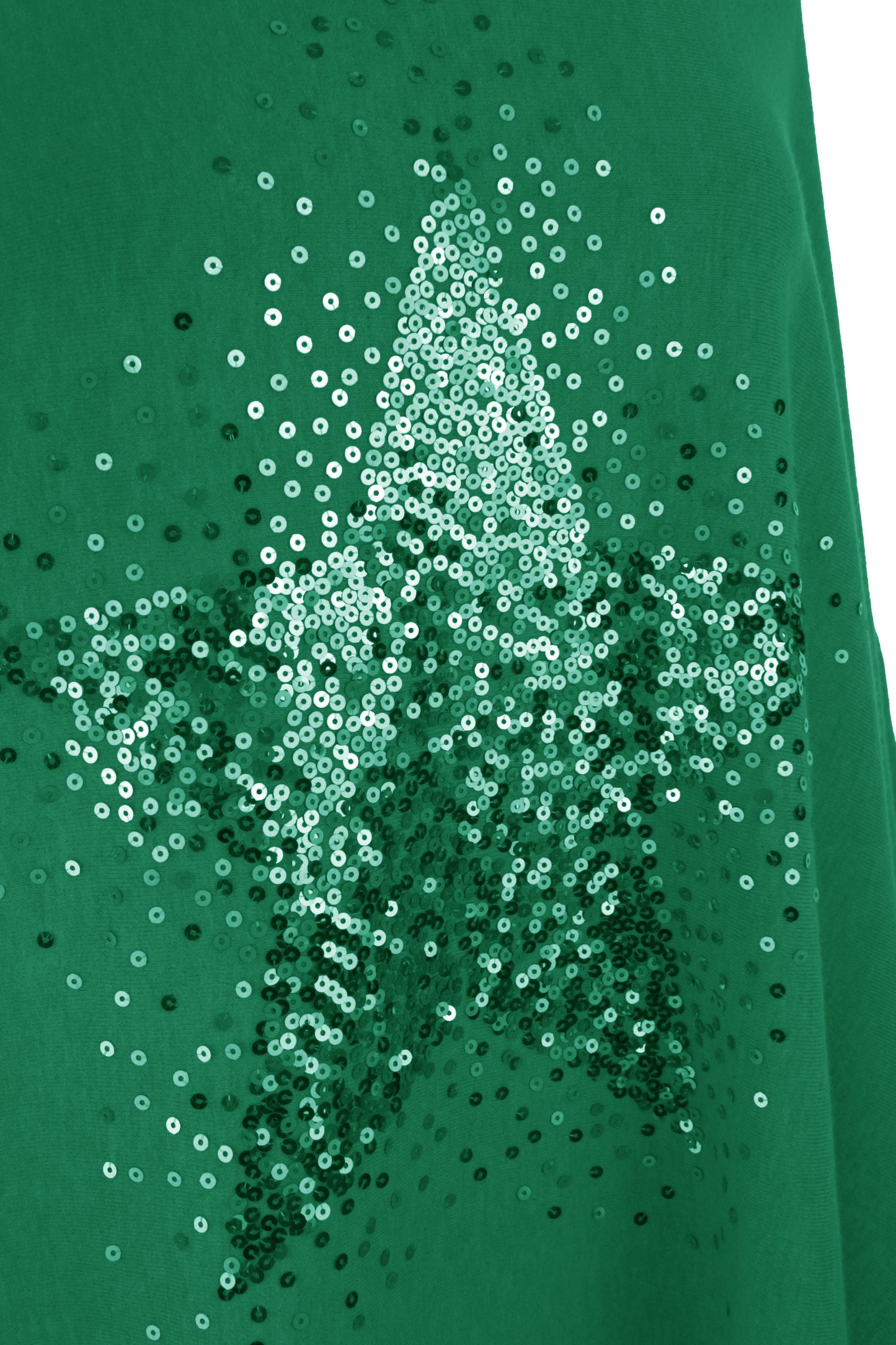 Sequin Star Knit Poncho
