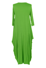 Load image into Gallery viewer, 3/4 Sleeve Draped Dress
