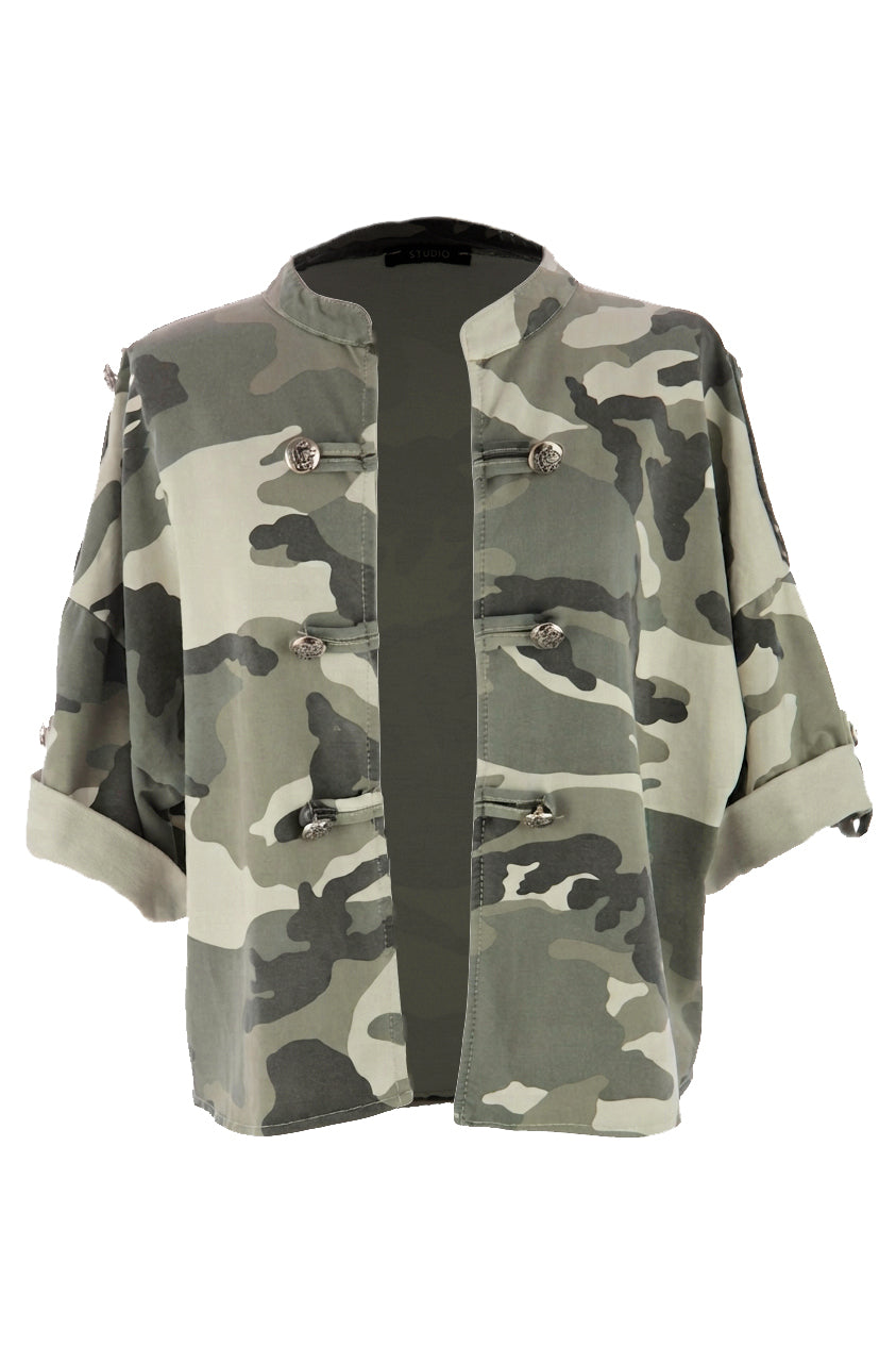 Camo Military Jacket