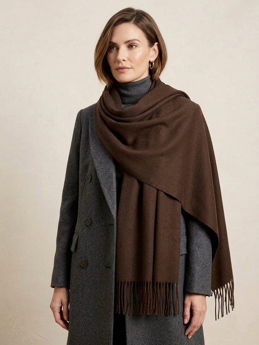 Plain Cashmere Scarf