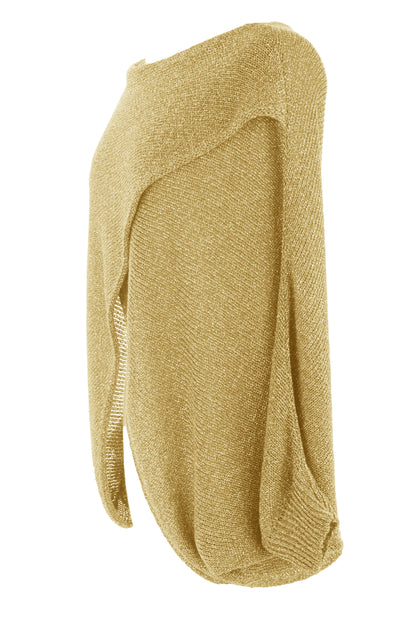 Crossover Lurex Top