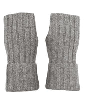 Load image into Gallery viewer, Fingerless Ribbed Knit Cashmere Gloves
