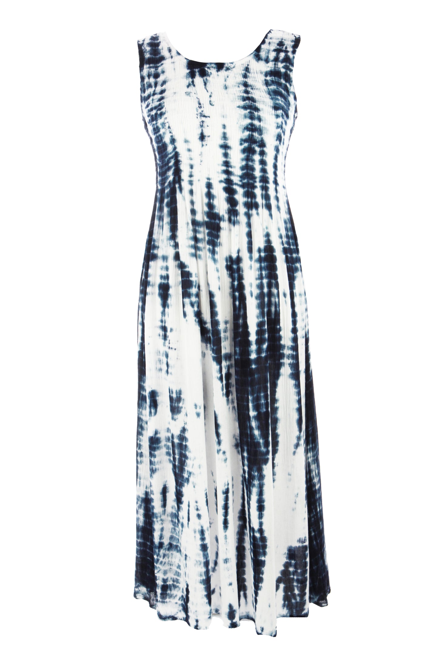 Sleeveless Tie Dye Midi