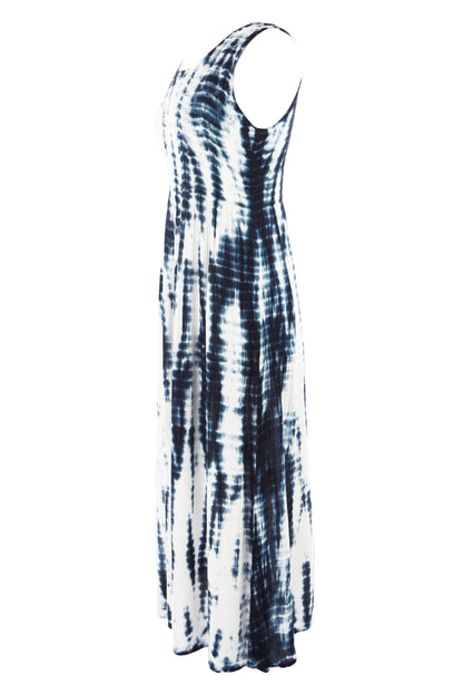 Sleeveless Tie Dye Midi