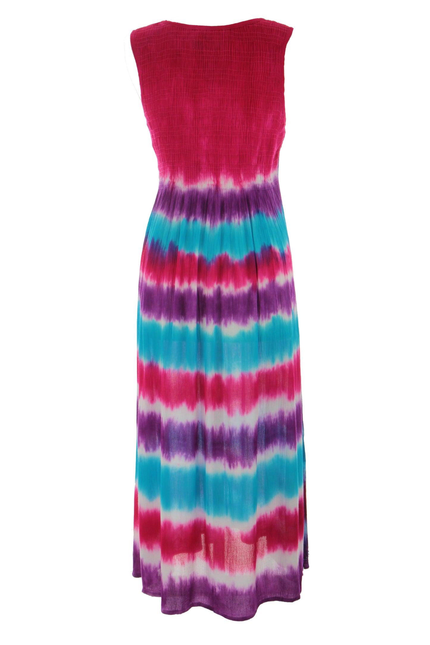 Sleeveless Tie Dye Midi