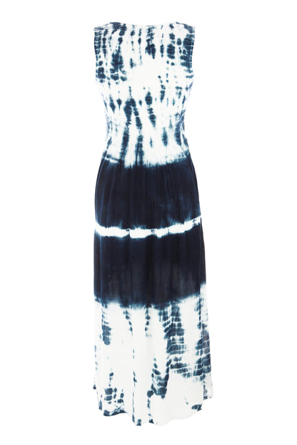 Sleeveless Tie Dye Midi