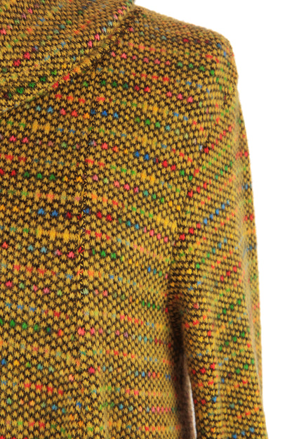 Cowl Neck Fleck Dress