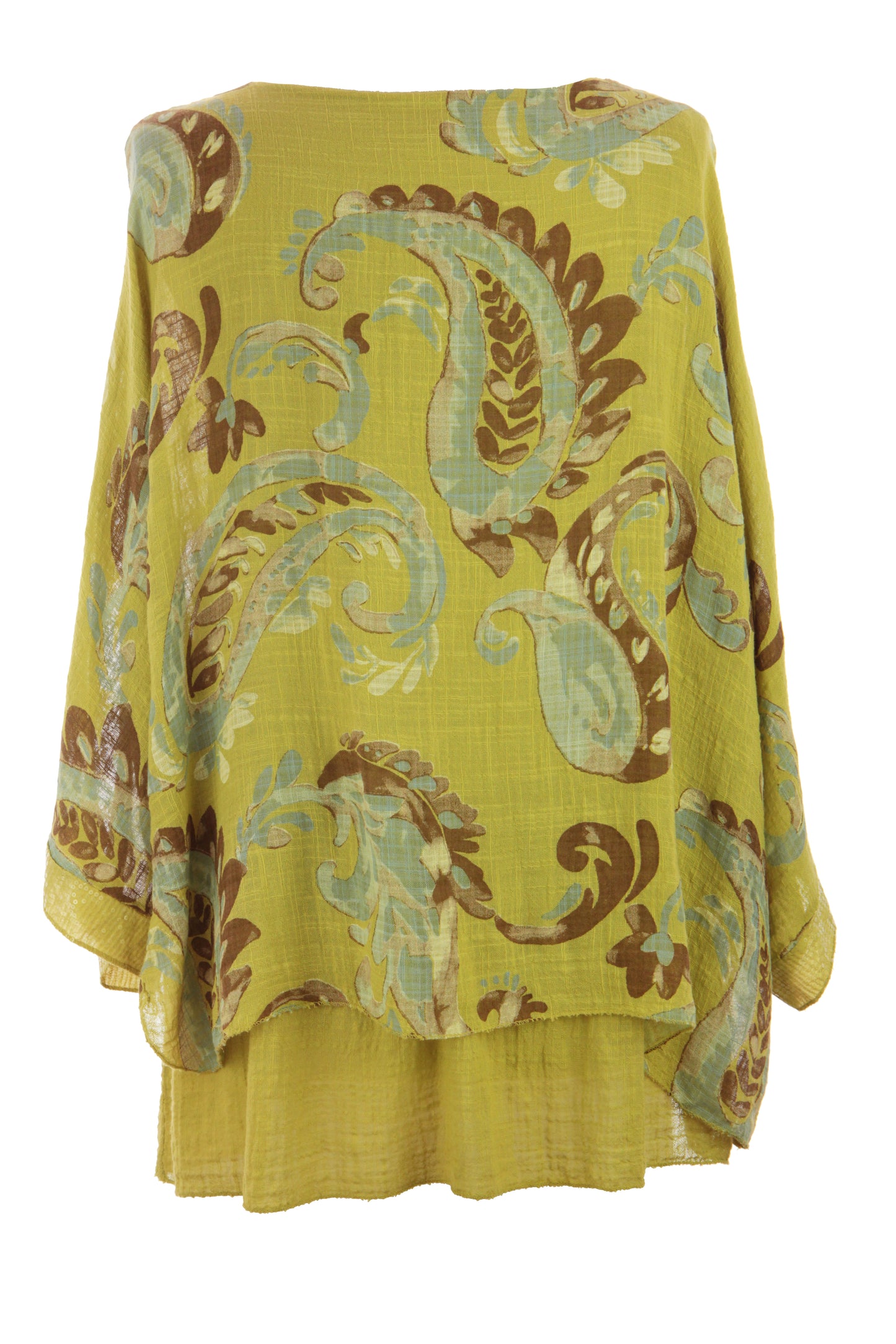 Paisley Print Necklace Top