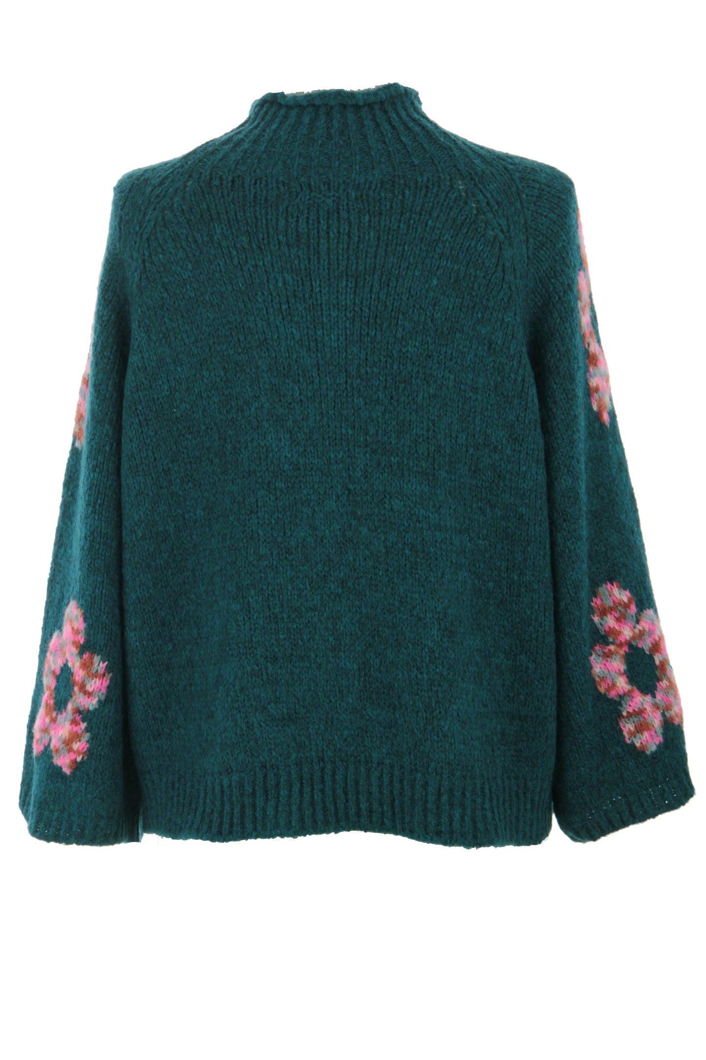 Flower Wool Knit Jumper