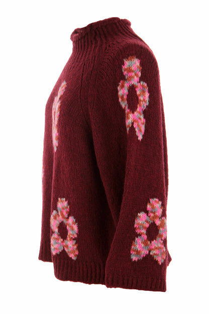 Flower Wool Knit Jumper
