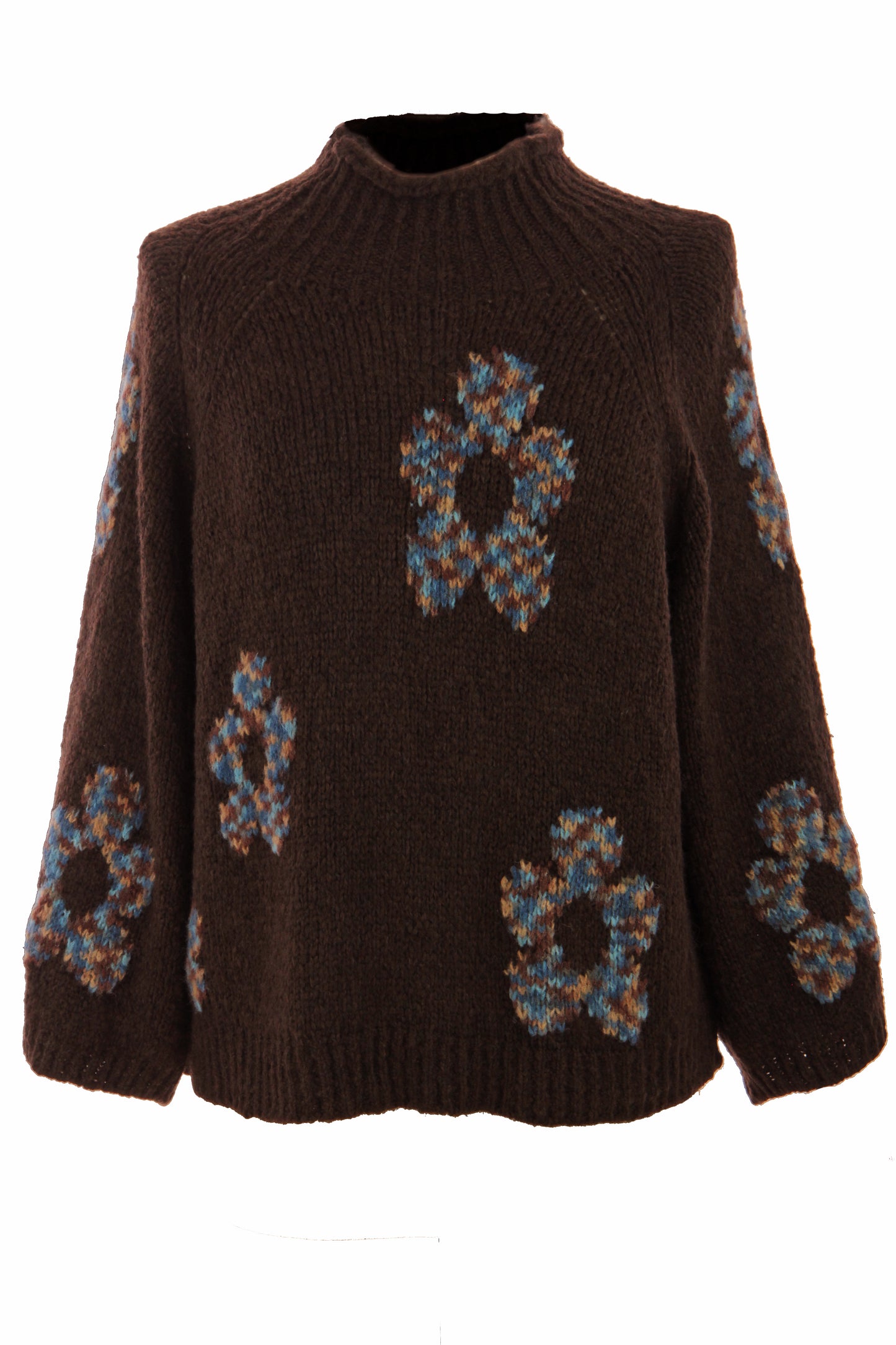 Flower Wool Knit Jumper