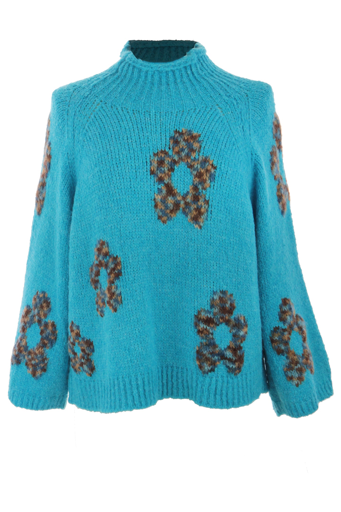 Flower Wool Knit Jumper