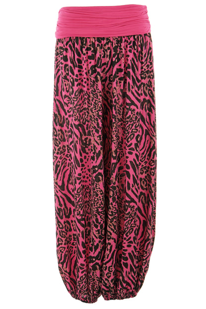 Leopard Print Harem Trouser