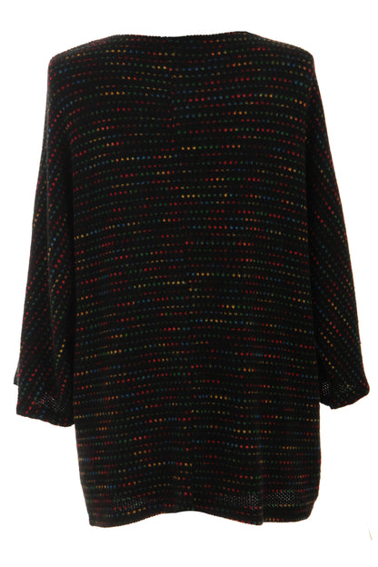 Batwing Tweed Necklace Top