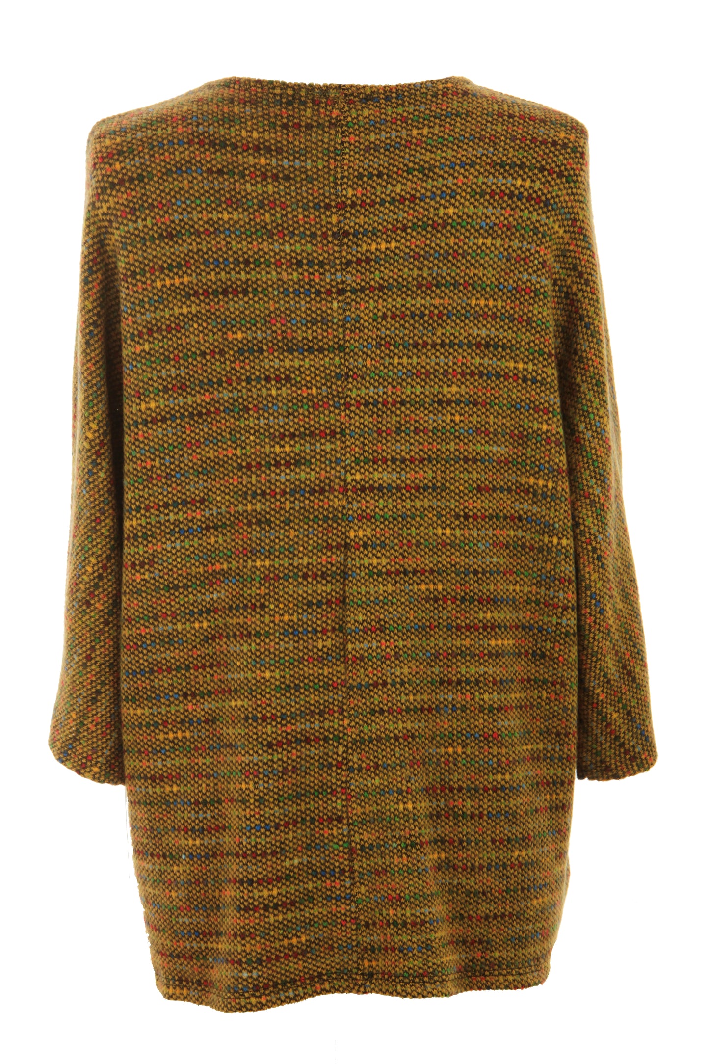 Batwing Tweed Necklace Top
