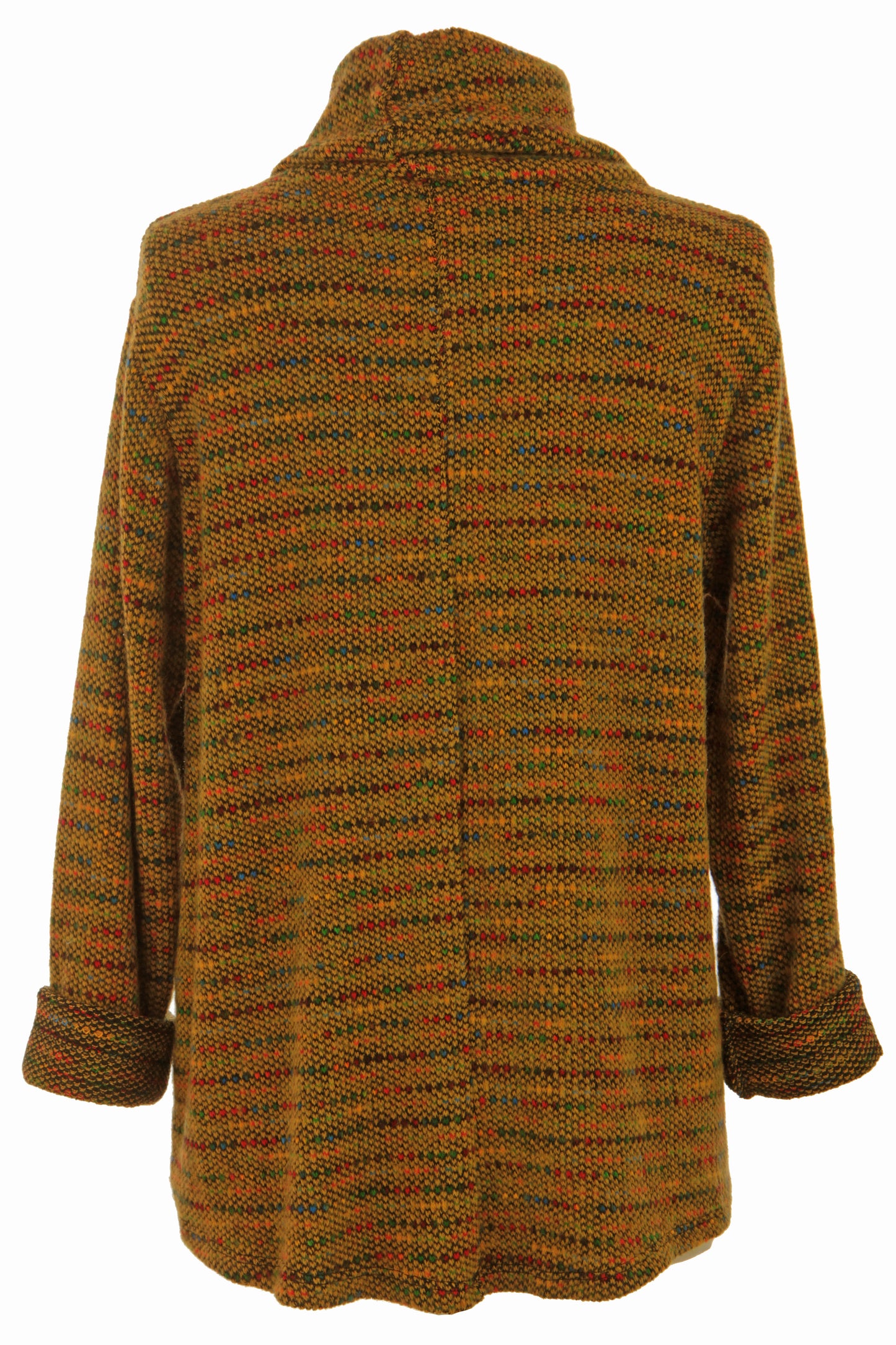 Cowl Neck Tweed Top