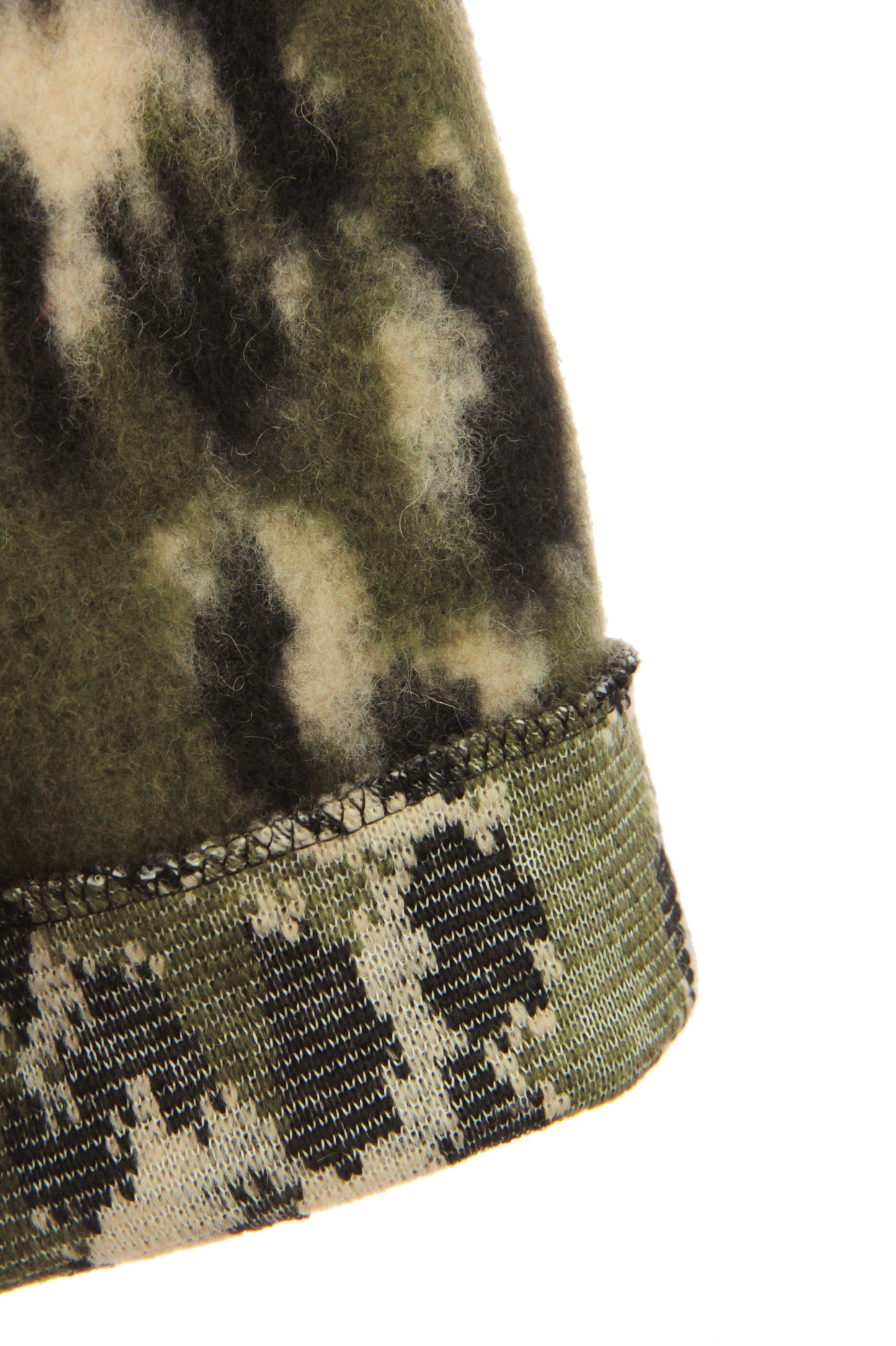 Leopard Print Brushed Wool Coat