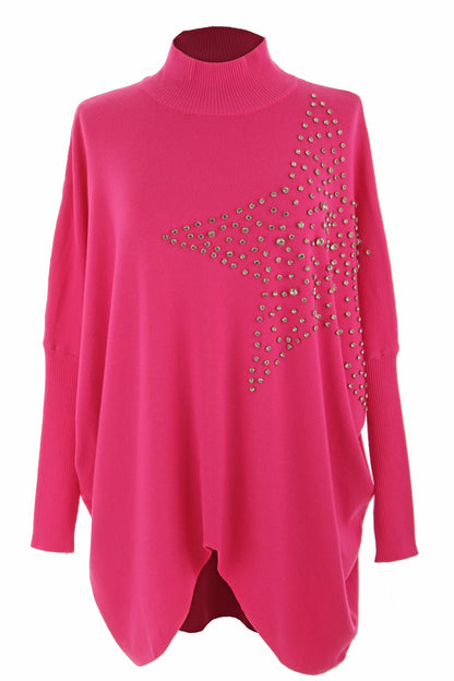 Diamond Star Knit Jumper
