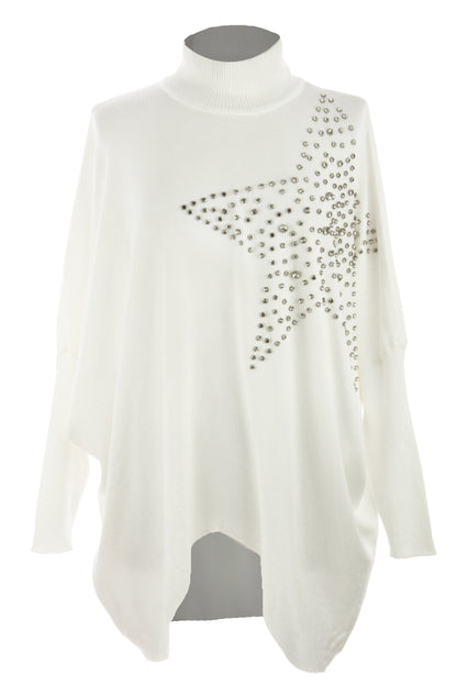 Diamond Star Knit Jumper