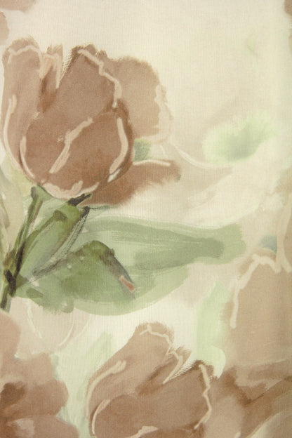 Floral Print Silk Blouse