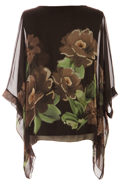 Floral Print Silk Blouse