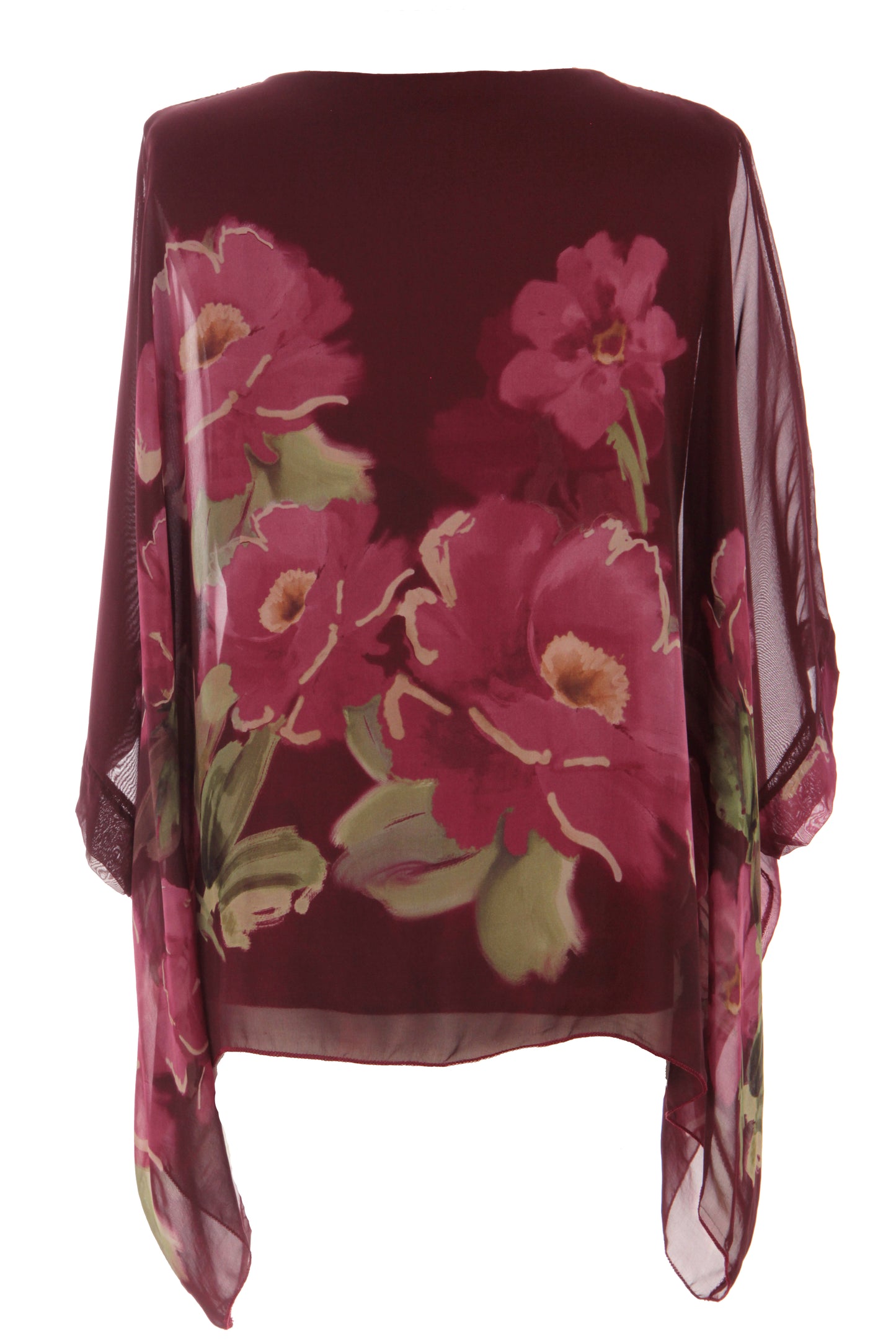 Floral Print Silk Blouse