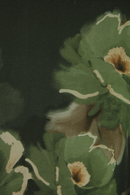 Floral Print Silk Blouse