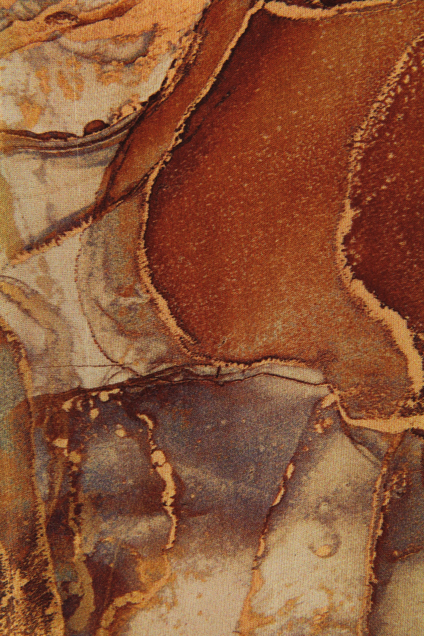 Marble Print Silk Shirt