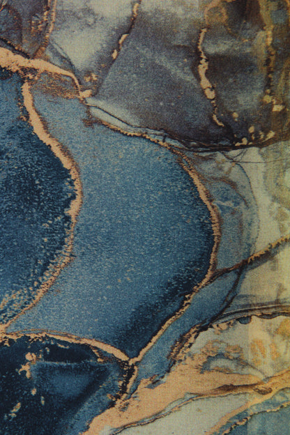 Marble Print Silk Shirt