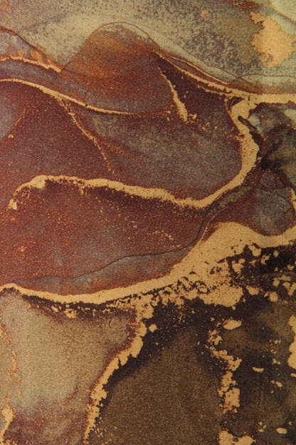 Marble Print Silk Shirt