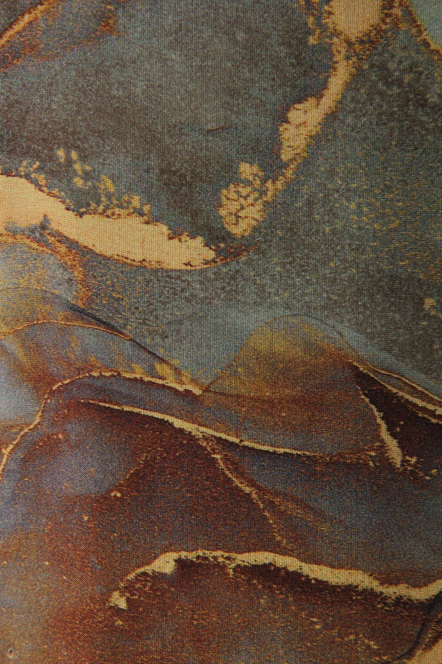 Marble Print Silk Shirt