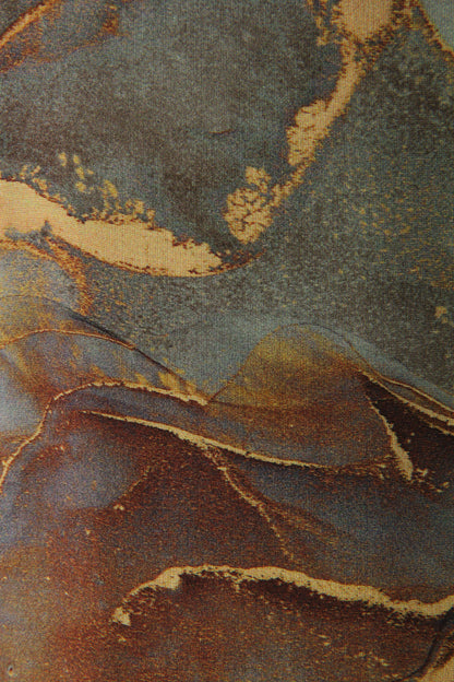 Marble Print Silk Shirt