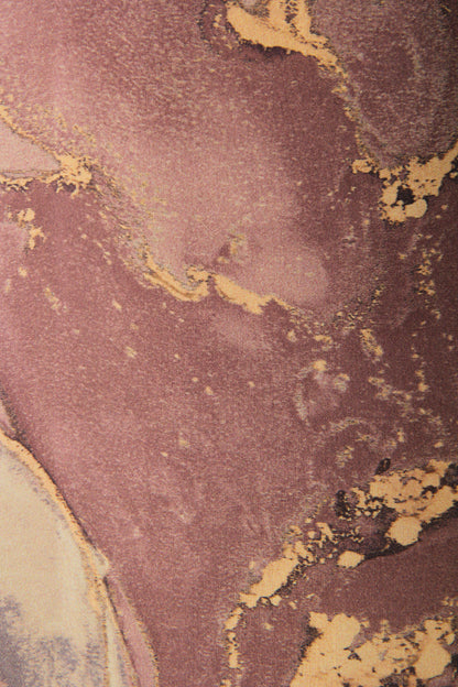 Marble Print Silk Shirt