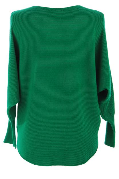 Sequin Bows Ribbed Knit Jumper