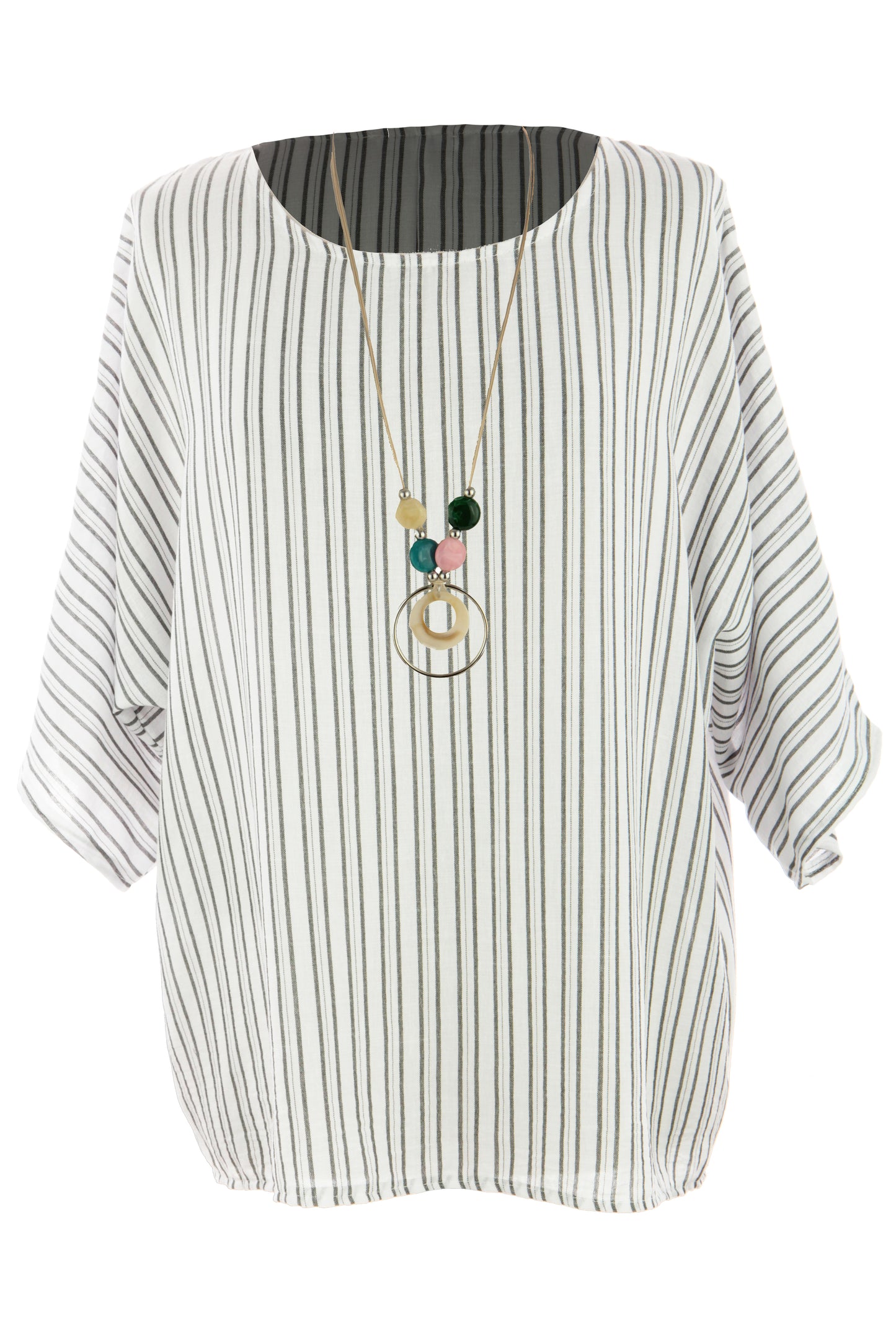 Stripe Necklace Top