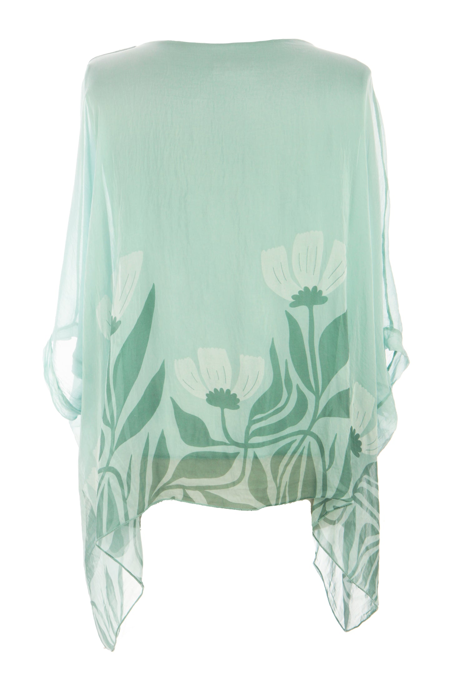 Floral Print Silk Blouse