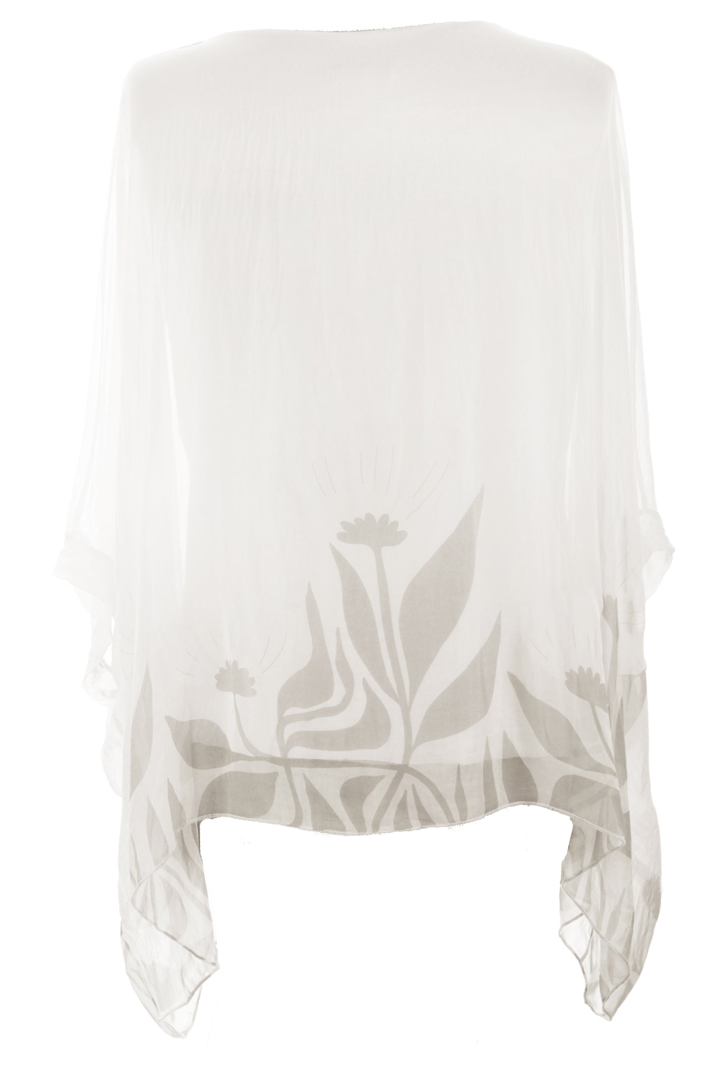 Floral Print Silk Blouse