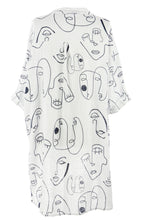 Load image into Gallery viewer, Abstract Face Cotton Shirt
